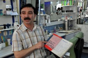 Kan bankası gibi berber