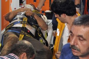 Bursa'da otomobil şarampole u&ccedil;tu