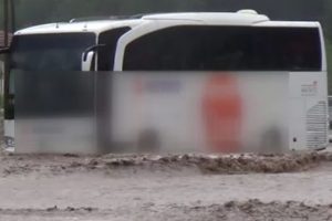 Yolcu otob&uuml;s&uuml; sele kapıldı