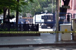 Başbakanlık yakınında bomba paniği