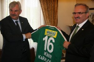 Bursaspor'dan Vali Karaloğlu'na ziyaret