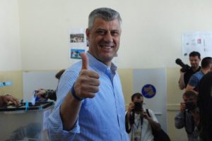 Kosova se&ccedil;imlerinde zafer Ta&ccedil;i'nin