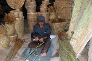 Kamış dokumacılığının son temsilcisi