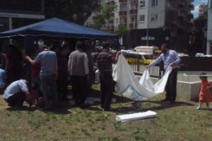 Eylem yaptıkları yeri değiştirdiler