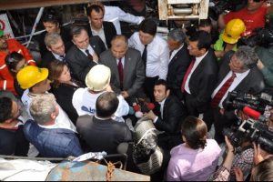 Komisyon &uuml;yeleri Soma'da inceleme yaptı