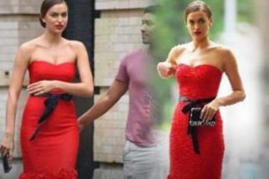 Irina Shayk'ın elbise şansızlığı