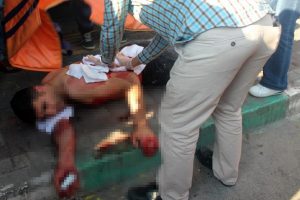 Bursa Adliyesi &ouml;n&uuml;nde kanlı kavga
