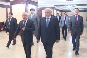 Azeri mevkidaşıyla g&ouml;r&uuml;şt&uuml;