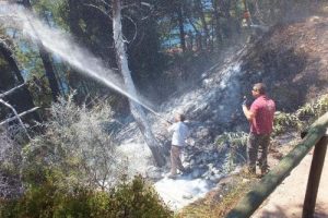 Marmaris'te orman yangını!