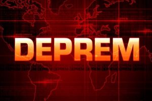 Van'da deprem !