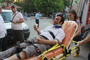 Bursa'da trafik canavarı iş başında