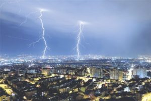 Ankara'da yıldırım ş&ouml;leni