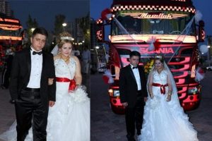 TIR'dan gelin arabası olur mu?