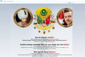 O bakanın sitesi hacklendi