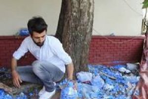 Hırsızlar, sakatlar derneğinin mavi kapaklarını &ccedil;aldı