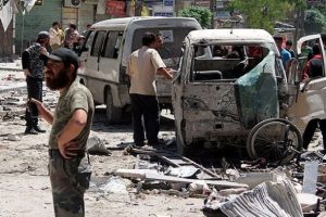 Suriye'de bomba y&uuml;kl&uuml; ara&ccedil; infilak etti