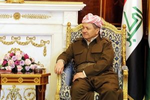 Barzani peşmerge g&uuml;&ccedil;leriyle bir araya geldi