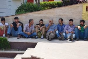 Maden iş&ccedil;ileri eylemde