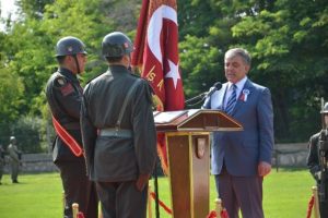 Cumhurbaşkanı G&uuml;l, sancak teslim t&ouml;renine katıldı