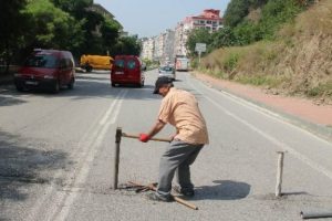 Benim dedi, caddeye kazık &ccedil;aktı