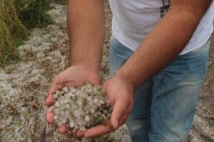 Edirne'de dolu &ccedil;ift&ccedil;iyi vurdu