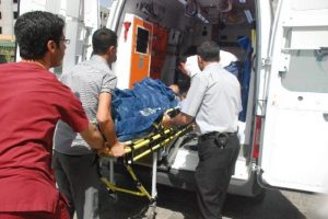 Feci kaza! İş&ccedil;inin ayağı koptu