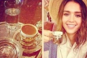 Jessica Alba T&uuml;rk kahvesini &ccedil;ok sevdi