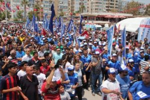 Tantuni festivalinde eylem