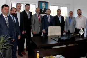 Gen&ccedil; başkana hayırlı olsun ziyareti