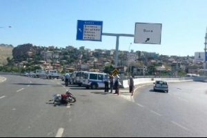 Kask takmamanın bedelini canıyla &ouml;dedi