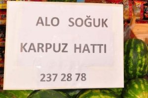 Alo soğuk karpuz hattı