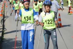 Tekerlekli kayak şampiyonası başladı