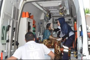 Kendisini ateşe veren kadın &ouml;ld&uuml;