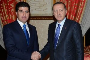 Erdoğan Barzani ile g&ouml;r&uuml;ş&uuml;yor