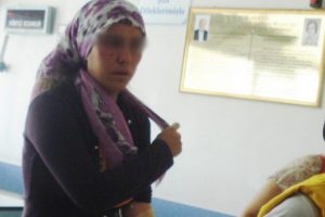 Eşinden dayak yiyen kadın hastanelik oldu