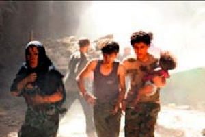 Halep'e yine varil ve vakum bombaları yağdı