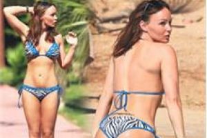 25 kilo verdi bikiniyi giydi