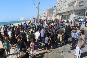 İsrail Gazze'ye hava saldırısı d&uuml;zenledi