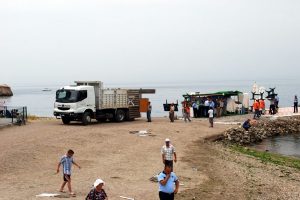 Mudanya'da tartışmalı plaj kaldırıldı