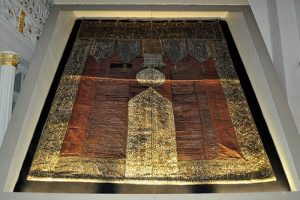 Restore edilen Kabe &ouml;rt&uuml;s&uuml; sergilenmeye başladı