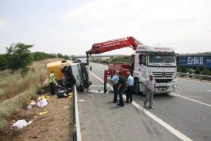 Bursa'da korkun&ccedil; kaza