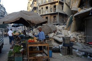 Halep'te bombaların g&ouml;lgesinde Ramazan