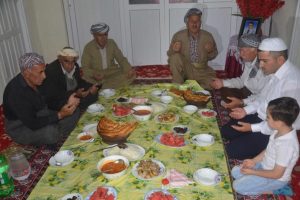 Irak sınırında ilk iftar