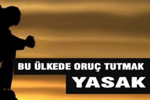 Bu &uuml;lkede oru&ccedil; yasak