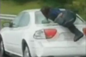 Tehlikeli yolculuk kamerada