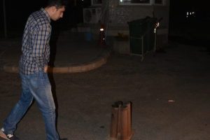 Ramazan topunun erken patması sonucu 1 kişi yaralandı