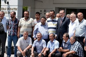 Başbakan Erdoğan'dan taksicilere ziyaret