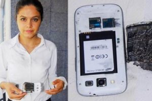 Cep telefonu bomba gibi patladı