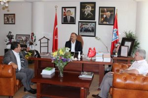 Başkan Yıldız'a makamında ziyaret
