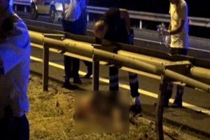 Otoyolda vahşet! Par&ccedil;alanmış erkek cesedi bulundu